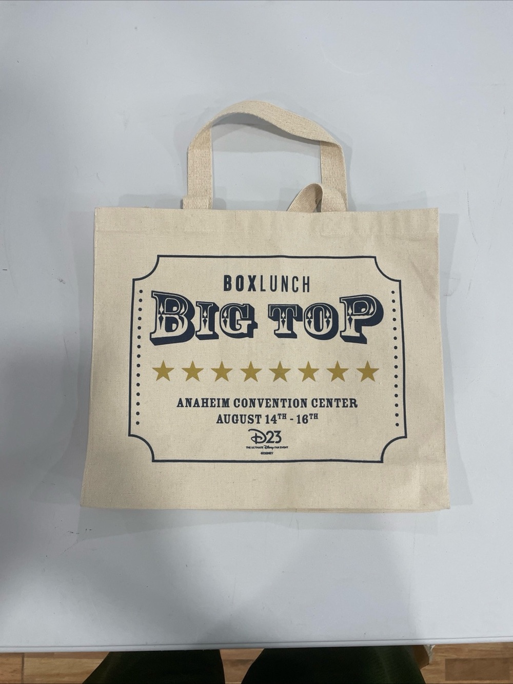 BoxLunch Big Top D23 Exclusive Tote Canvas Bag